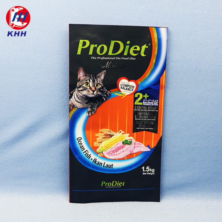 自立猫粮热封铝箔塑料袋